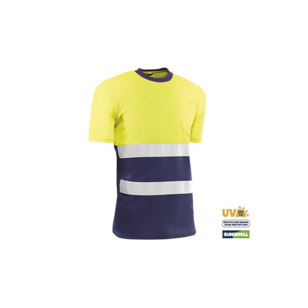 CAMISETA ALTA VISIBILIDAD TALLA S AMARIL