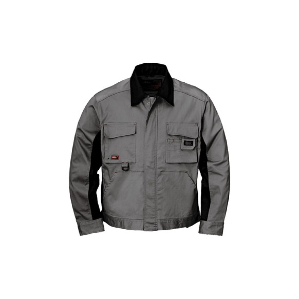 CAZADORA ALGODON STRETCH  GRIS T.M