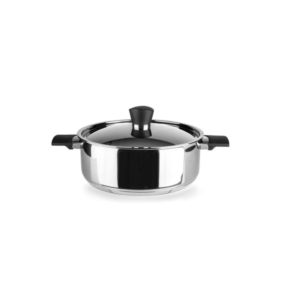CAZUELA INOX CON TAPA SVEAé 24 CM