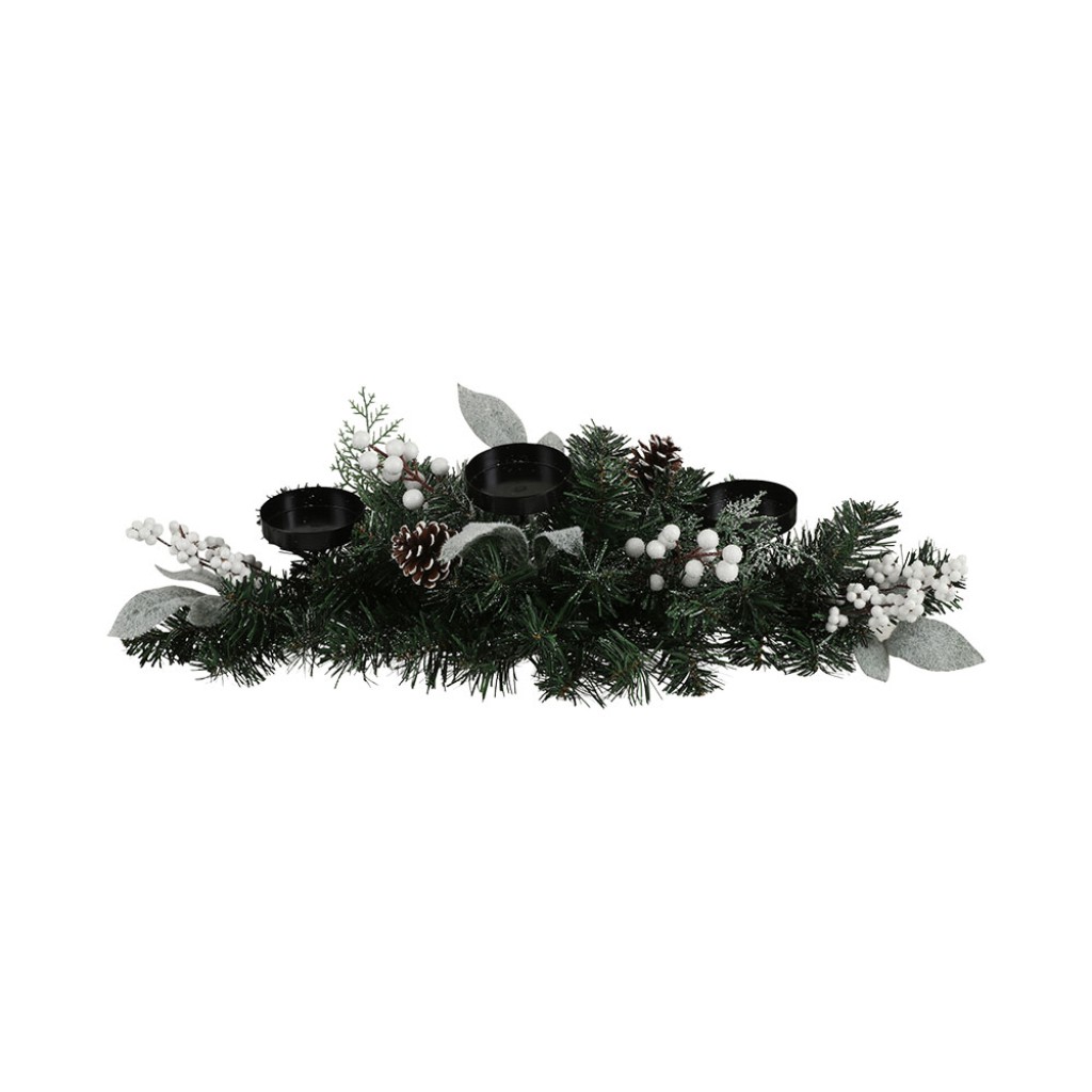 CENTRO DE MESA PARA VELAS 3X25X7CM 72024