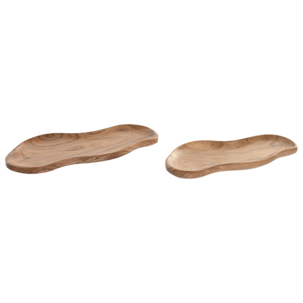 CENTRO MESA 2ACACIA 38X16X2.5 ORGANICO