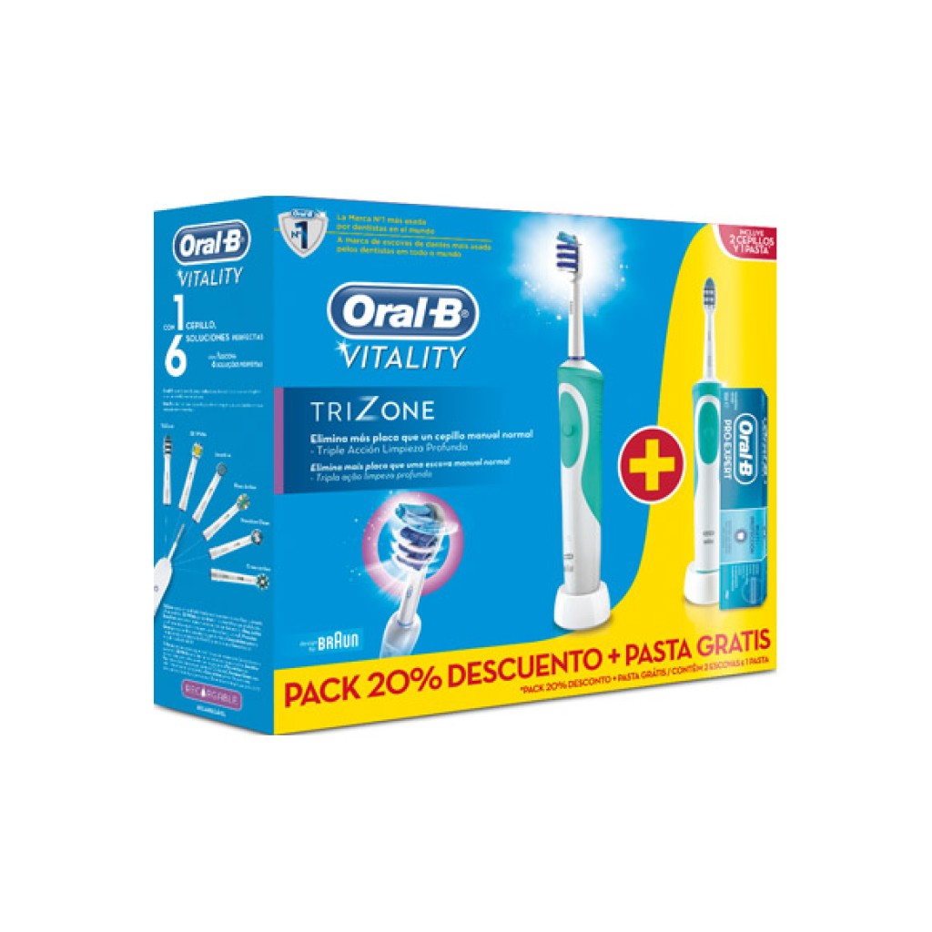 CEPILLO DENTAL (PACK 2U) ODUO VITAL. TRI