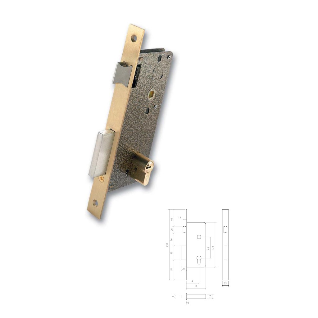CERRADURA SEG DS-15 EZCURRA 720-40 /70-D