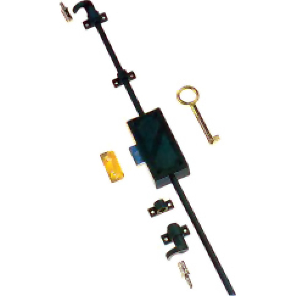 CERRADURA FALLEBA PLASTICO1505 MARRON LL