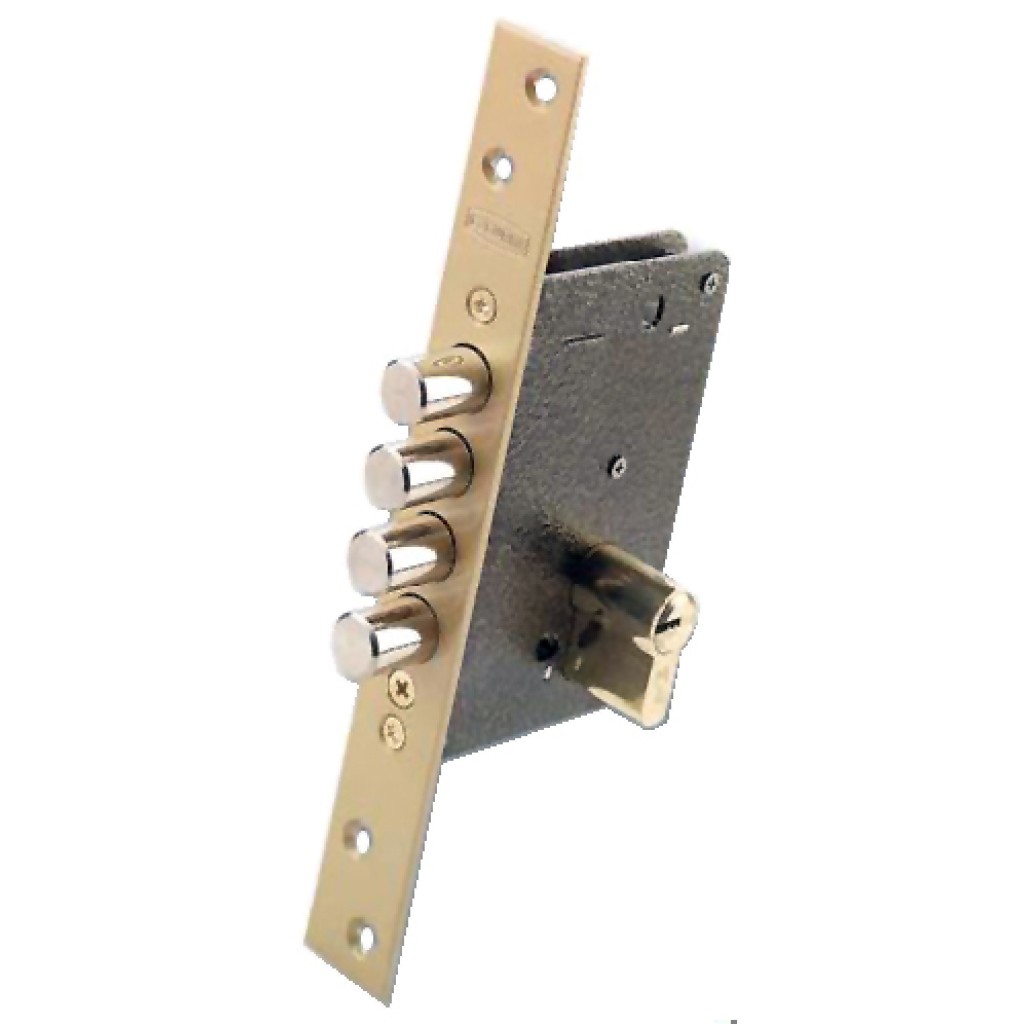 CERRADURA SEGURIDAD INOX L701B/50-DS15/6