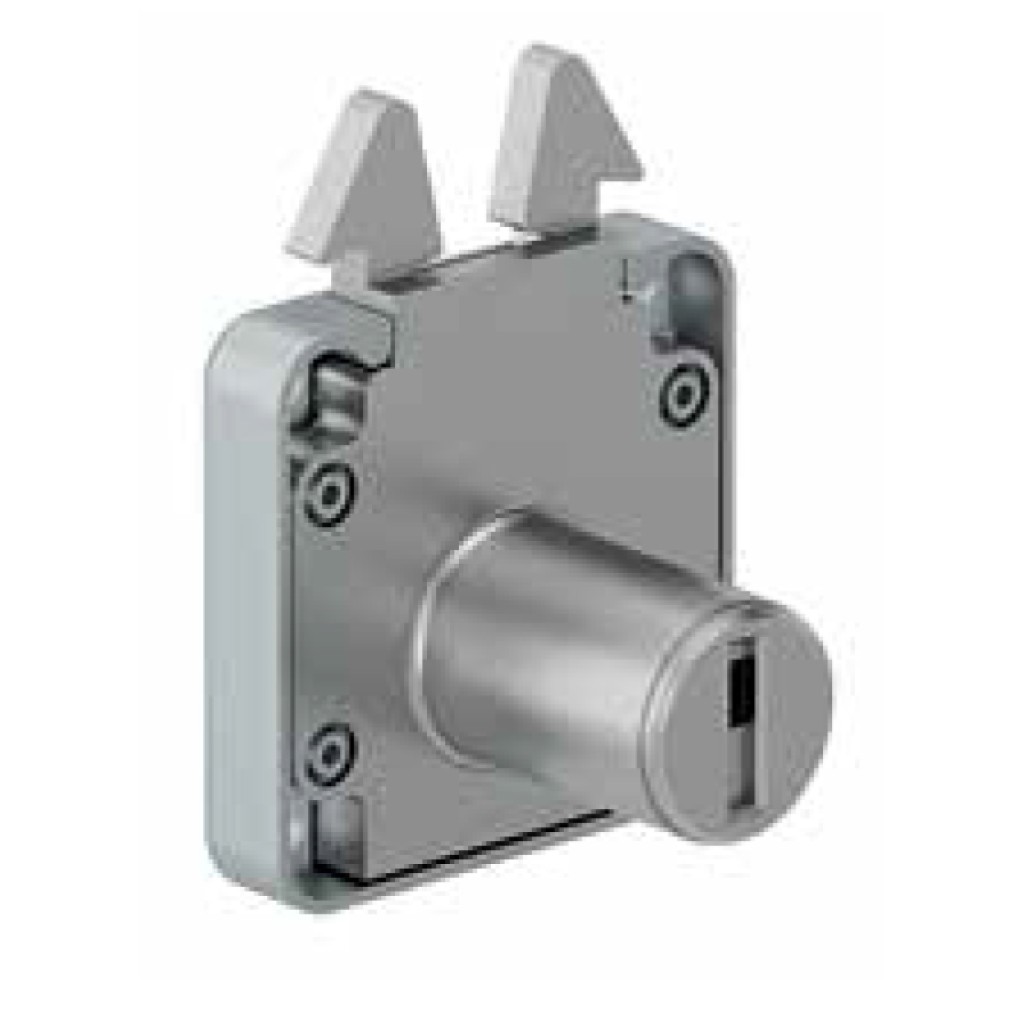 CERRADURA CORREDERA 855 D-19 DER.NIQUEL