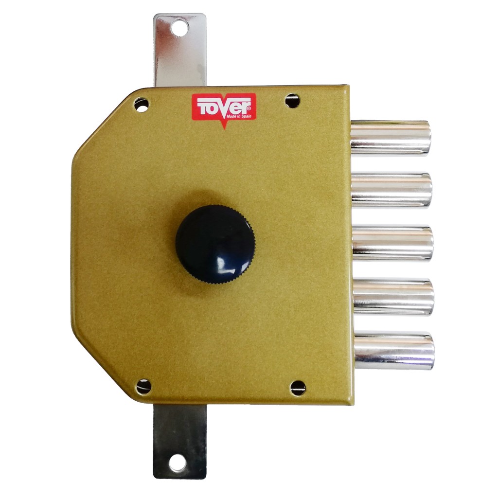 CERRADURA TOVER 8200 DER. LLAV.SOLA ORO