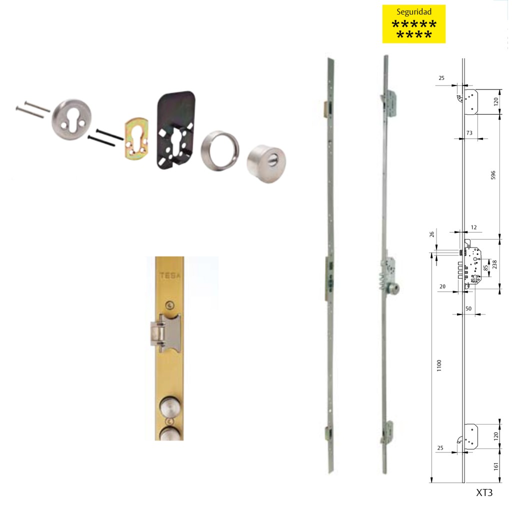 CERRADURA SEG. TESA PREMIUM XT358S75LI