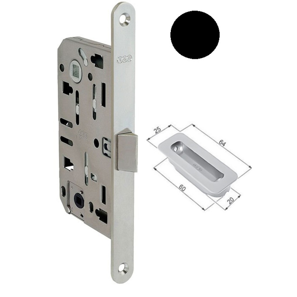 CERRADURA EVOLUTION E50 WC F18 NEGRO