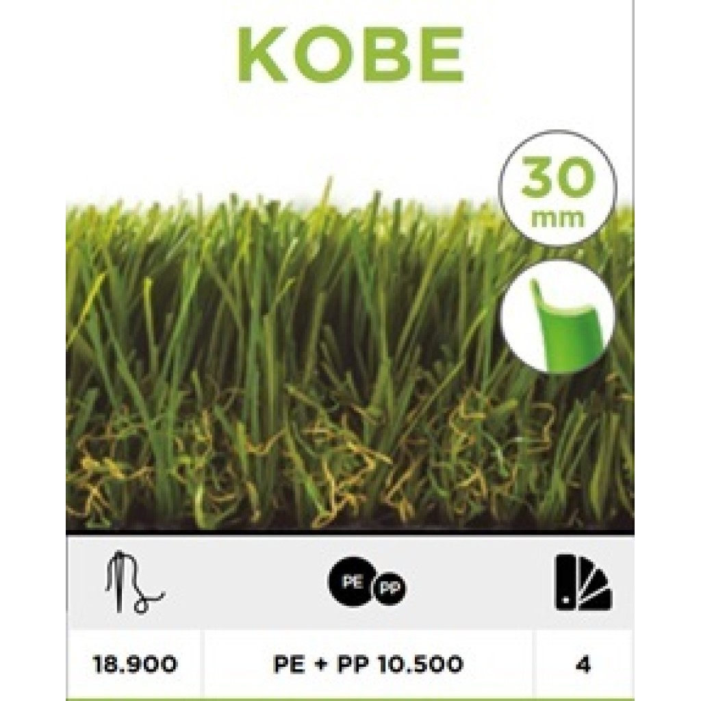 CESPED ARTIFICIAL KOBE   30MM 1 X 5 M.