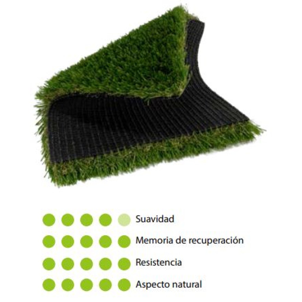 CESPED ARTIFICIAL PALMA 35MM 2 X 10M