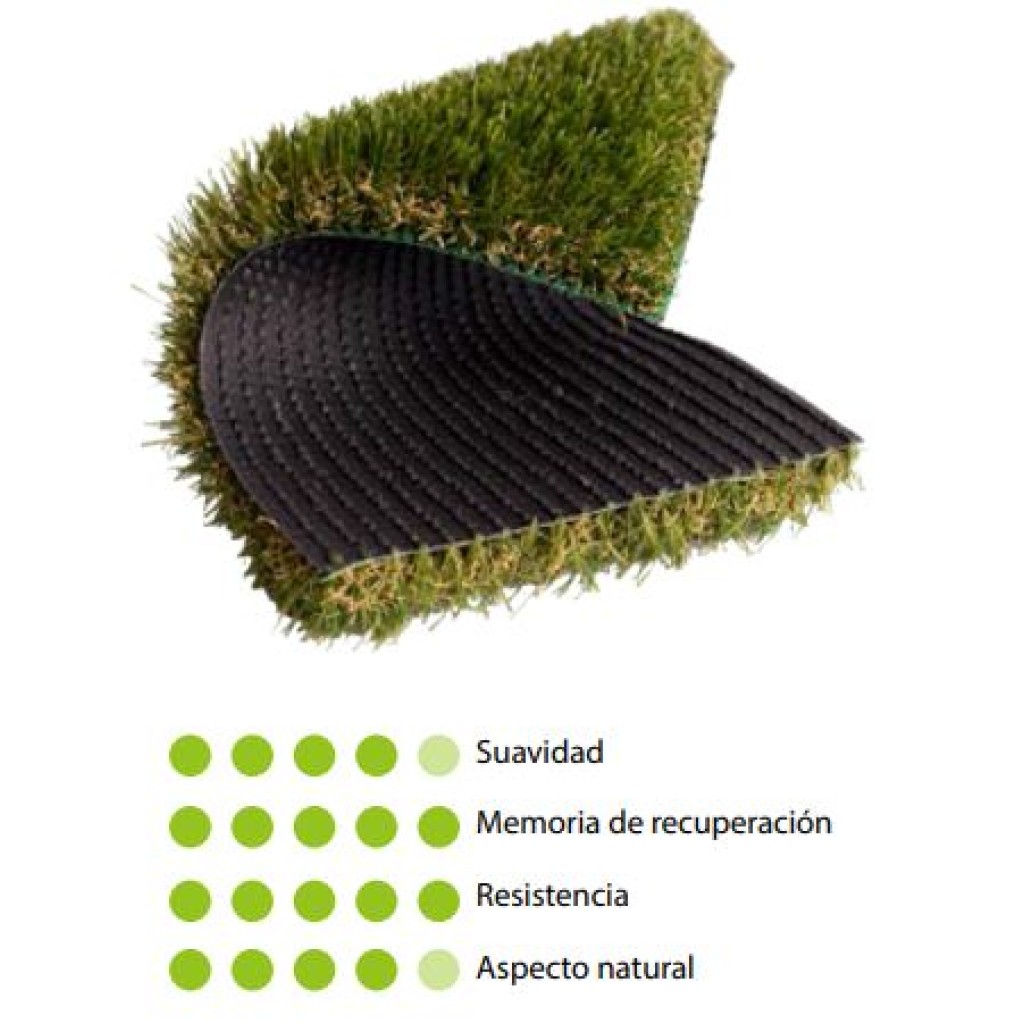 CESPED ARTIFICIAL GALES 35MM 2 X 10M