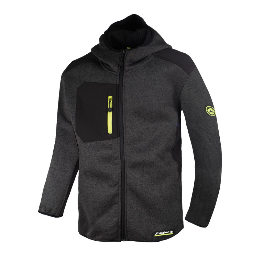 CHAQUETA SIDNEY J.HAYBER GRIS/NEGRO-S