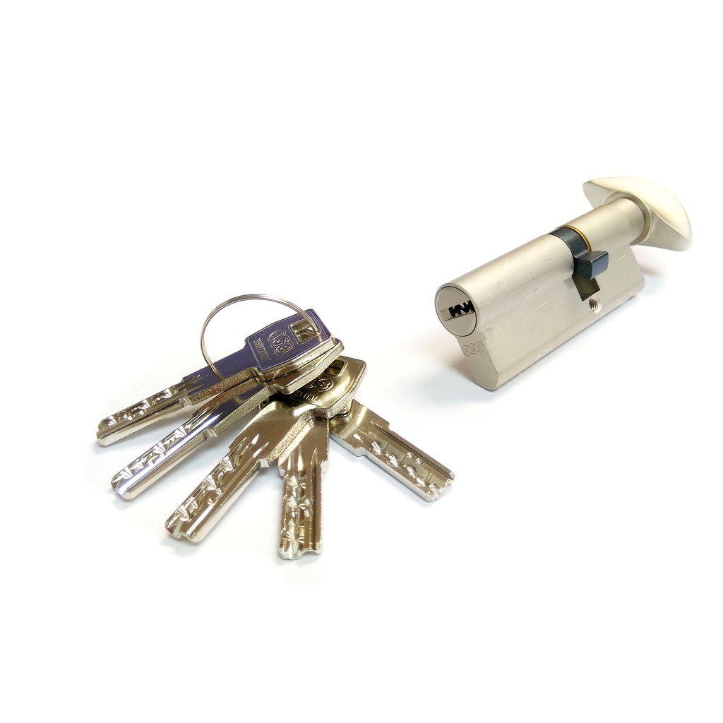 CILINDRO S5000 C/POMO 70MM(40-30P)NIQUEL