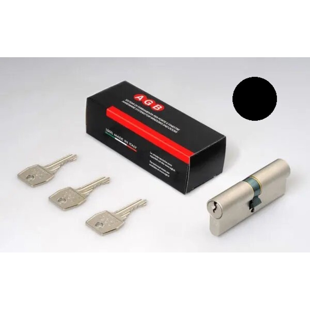 CILINDRO MOD 600 AGB 70MM  (40-30)NEGRO