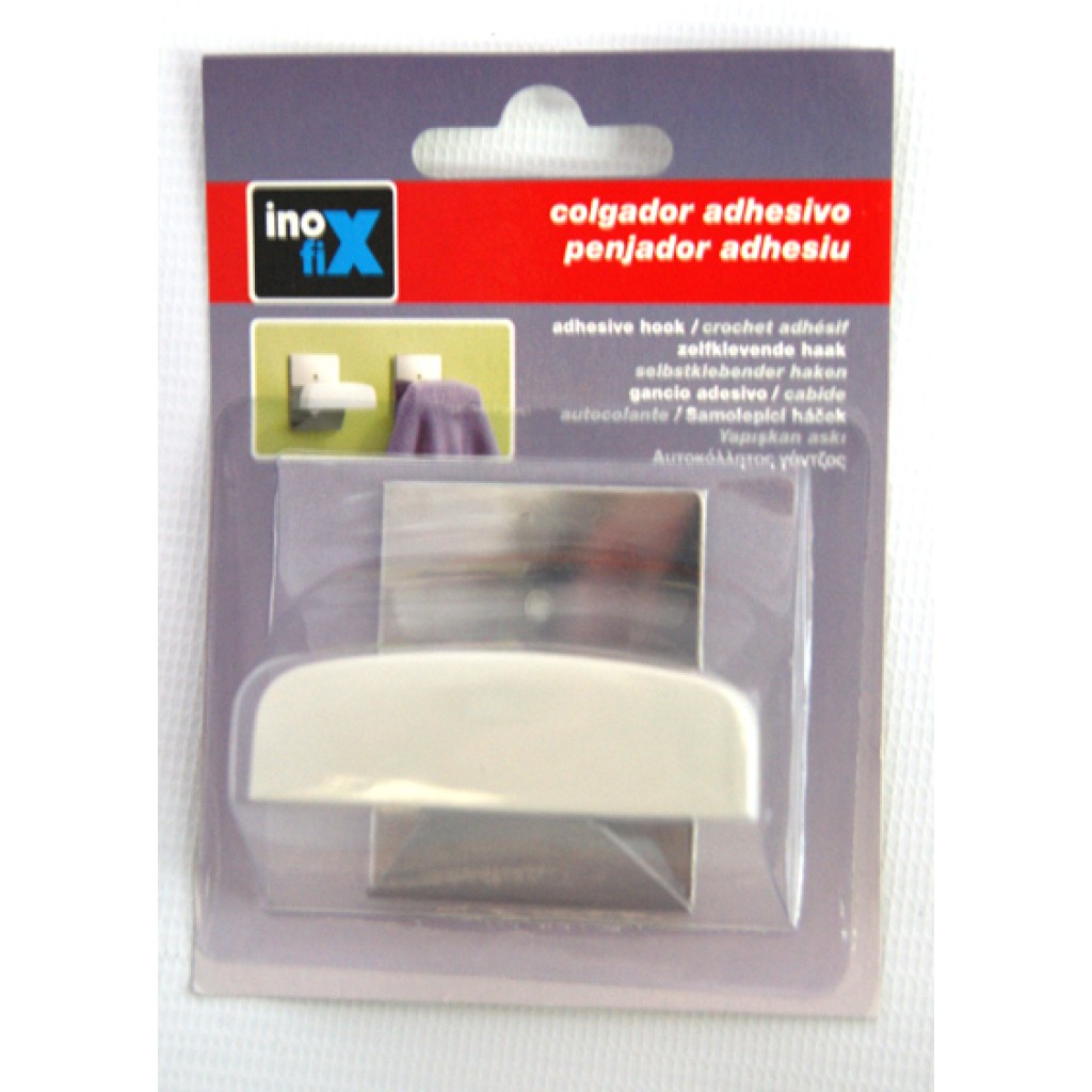 COLGADOR ADHESIVO (BL.1 u)  2045-BLANCO