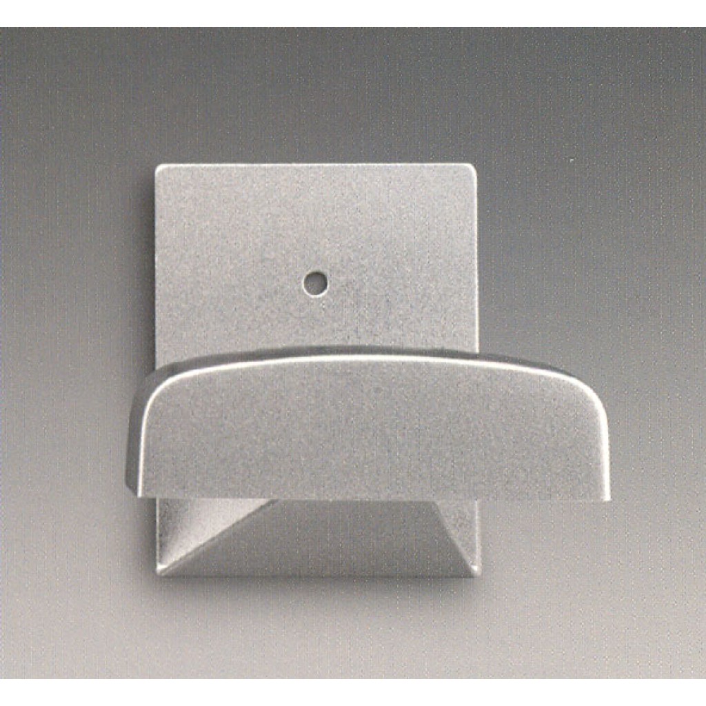 COLGADOR ADHESIVO 1 GANCHOCROMO MATE