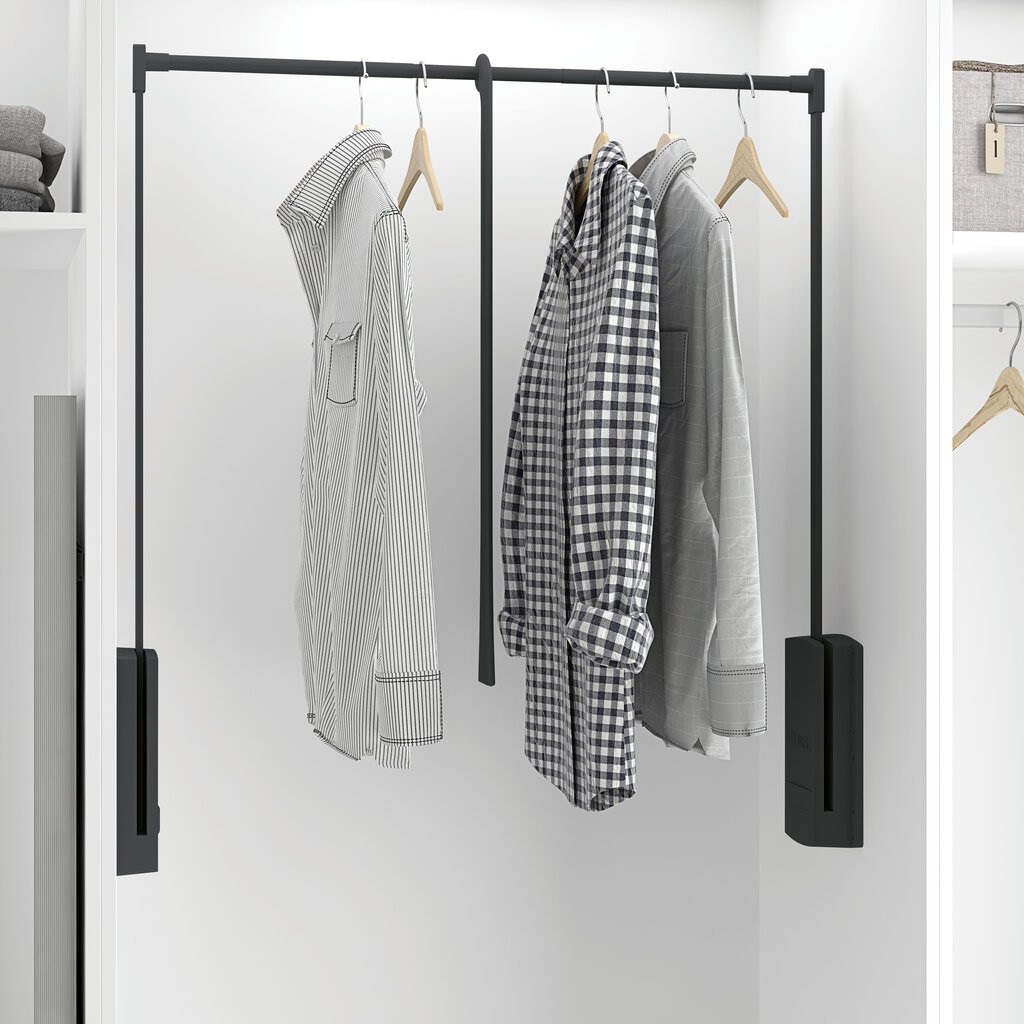 COLGADOR SERVETTO 60-100 ANTRACITA