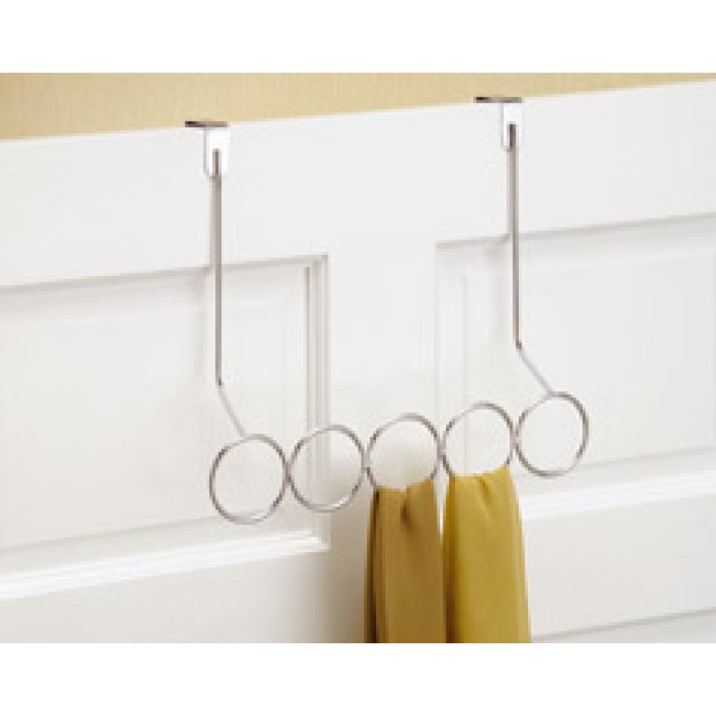 COLGADOR PA¥UELOS PUERTA C6740-CROMO