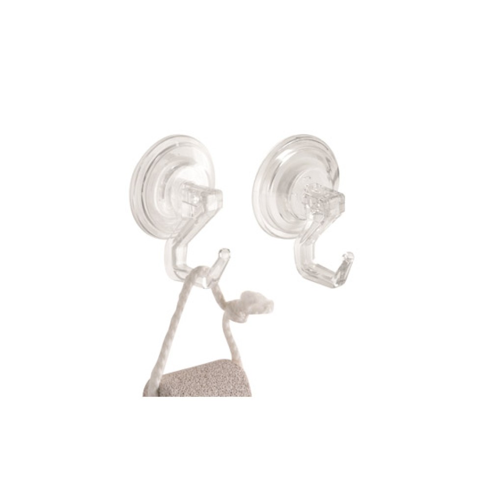 COLGADOR 2 GANCHOS TRANSPACON VENTOSAS