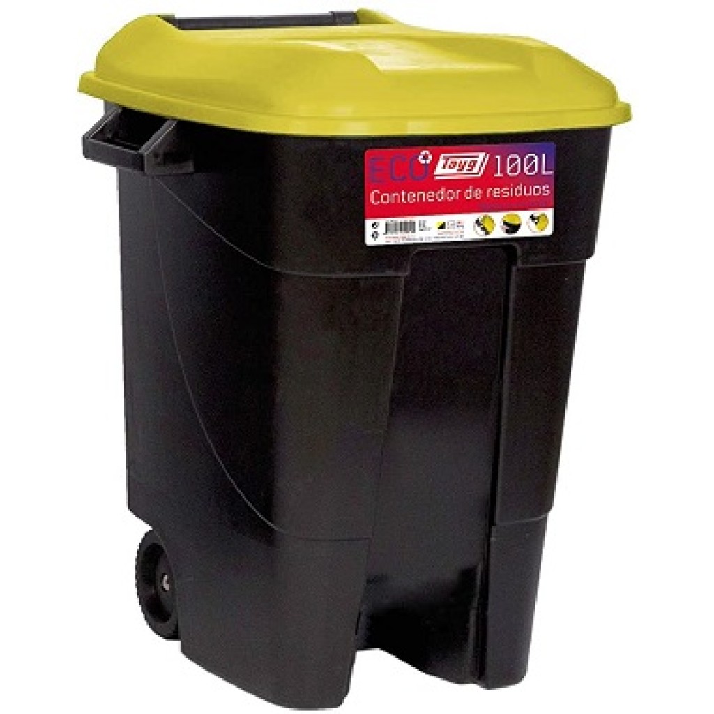 CONTENEDOR BASURA 100L PEDAL AMAR 421013