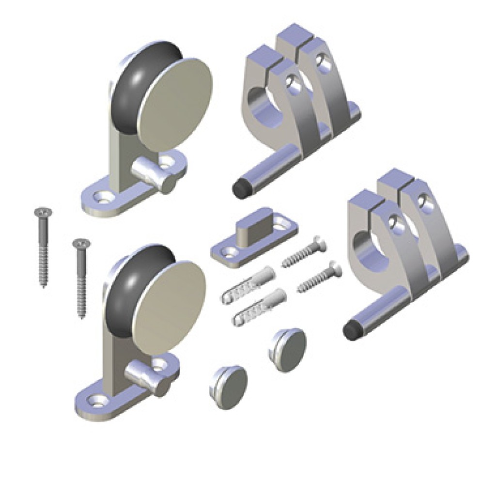 CORREDERA KIT SAHECO SF-I 120 MADERA  2M