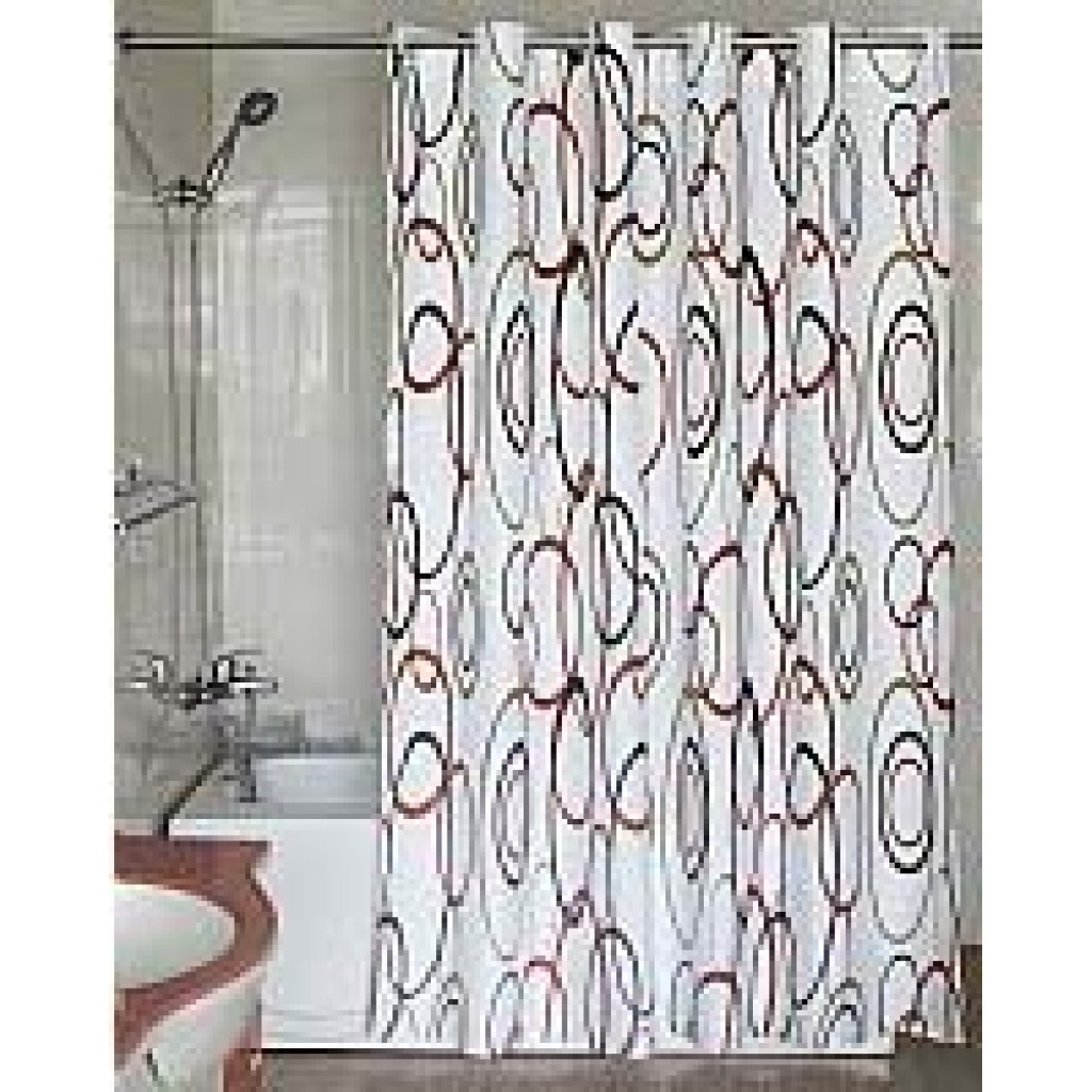 CORTINA TEXTIL OVALE 180 X 200 TERRACOTA