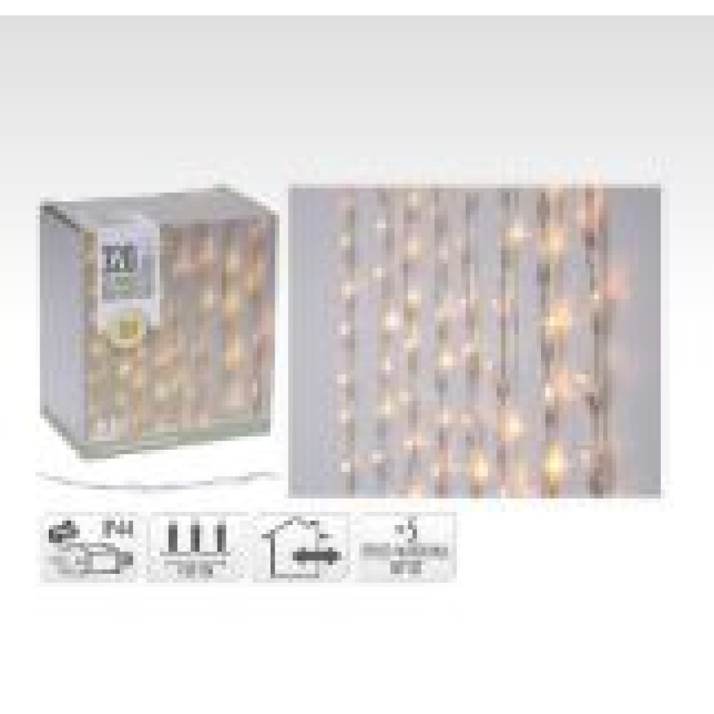 CORTINA 320 LEDS BLAN. CALID. 5 FUN 1X2M