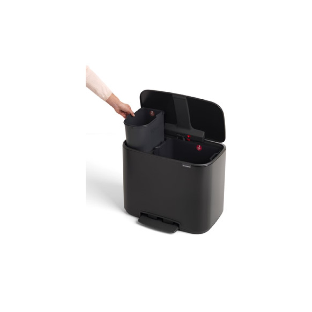CUBO BO PEDAL BIN NEGRO MA11+23 L