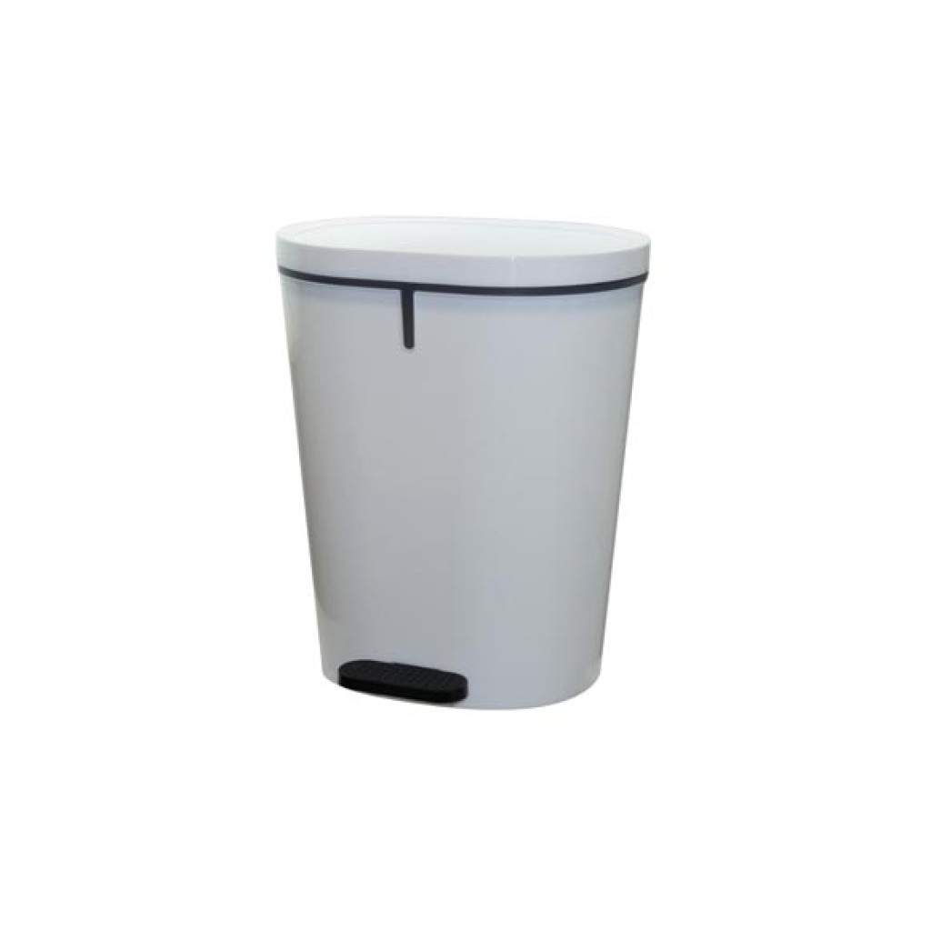 CUBO PEDAL OVAL           25 L BLANCO