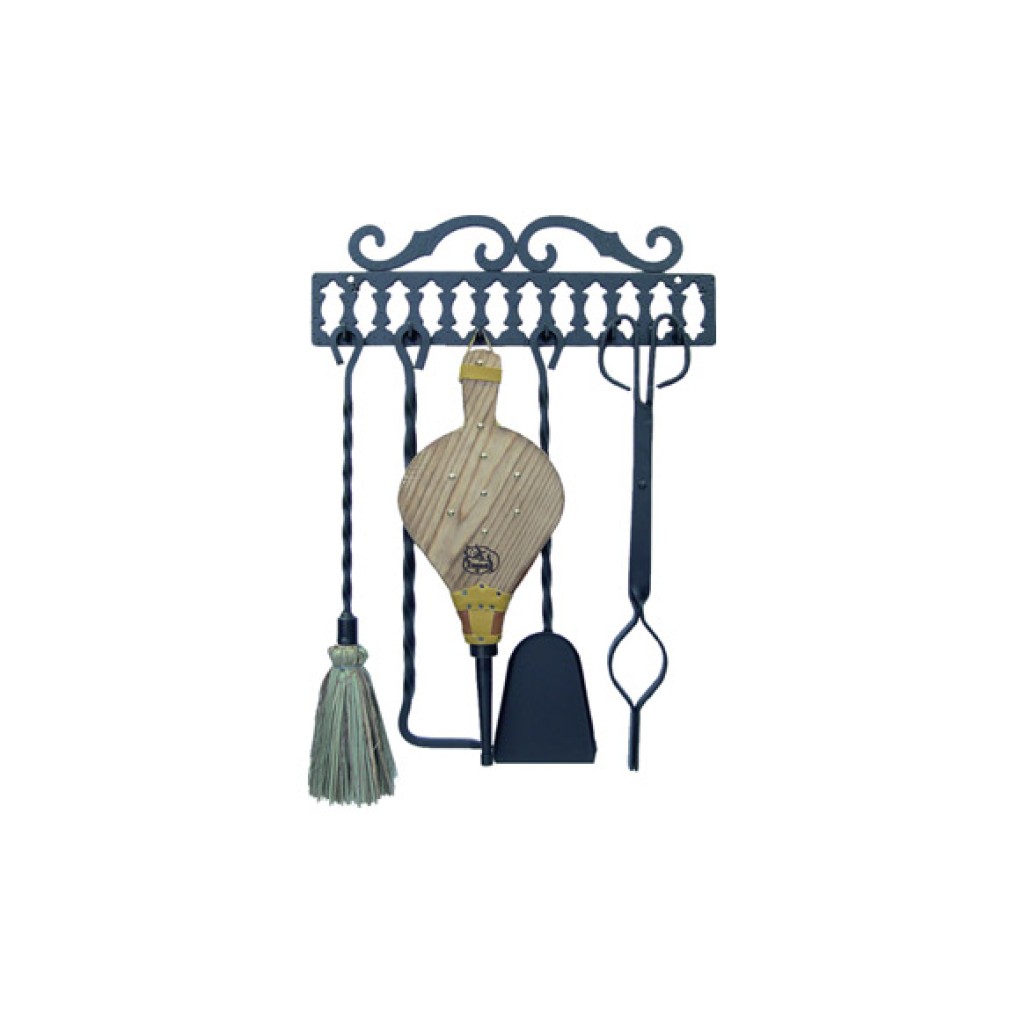 JUEGO CHIMENEA 43 CM      5 PIEZAS