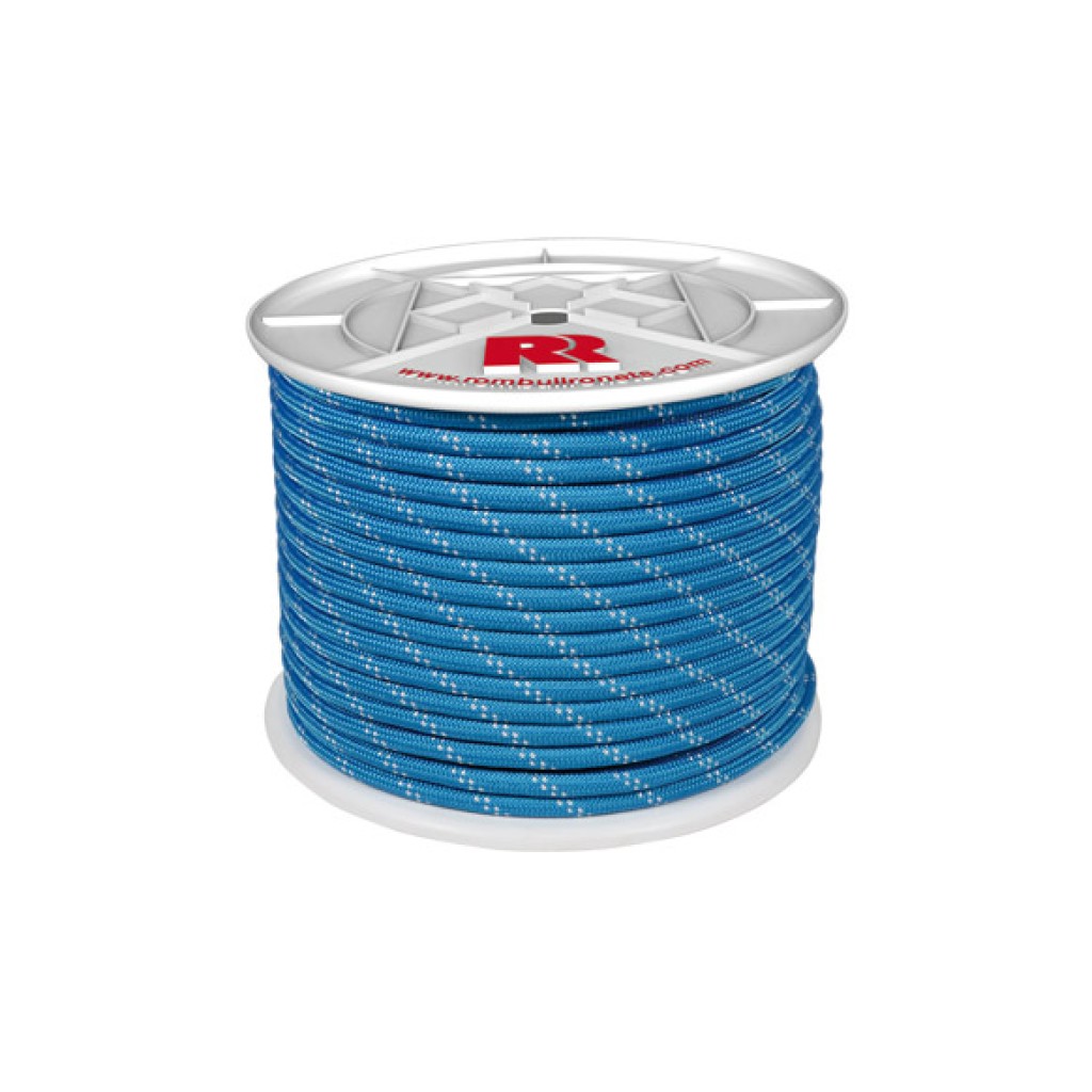 CUERDA POLIESTER TRENZADO 100 MT AZUL