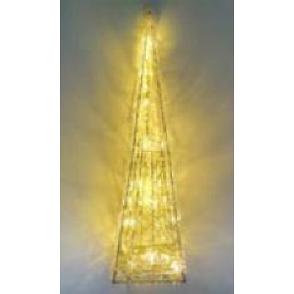 FIGURA PIRAMIDE BLNC CALID 20LED   71781