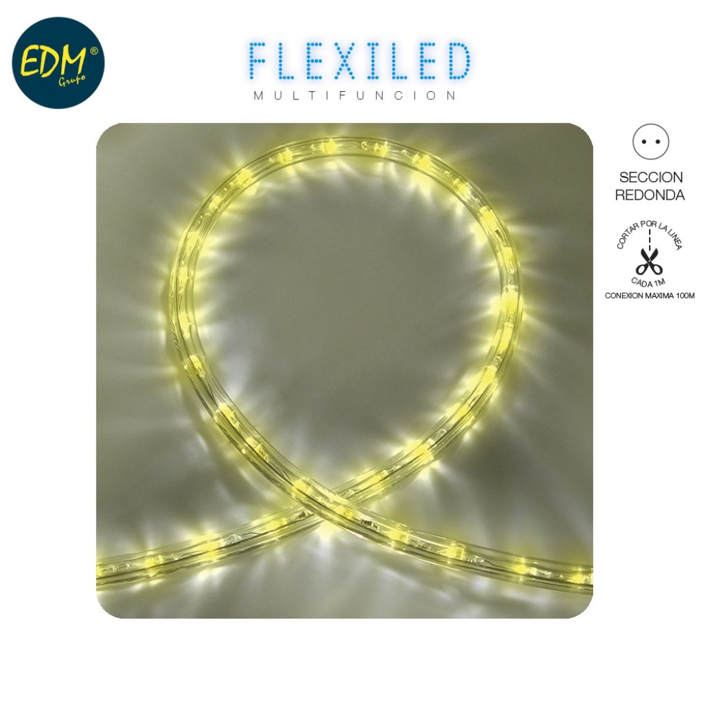 MANGUERA LED MULTI.2VIAS 36LED/M AMARILL