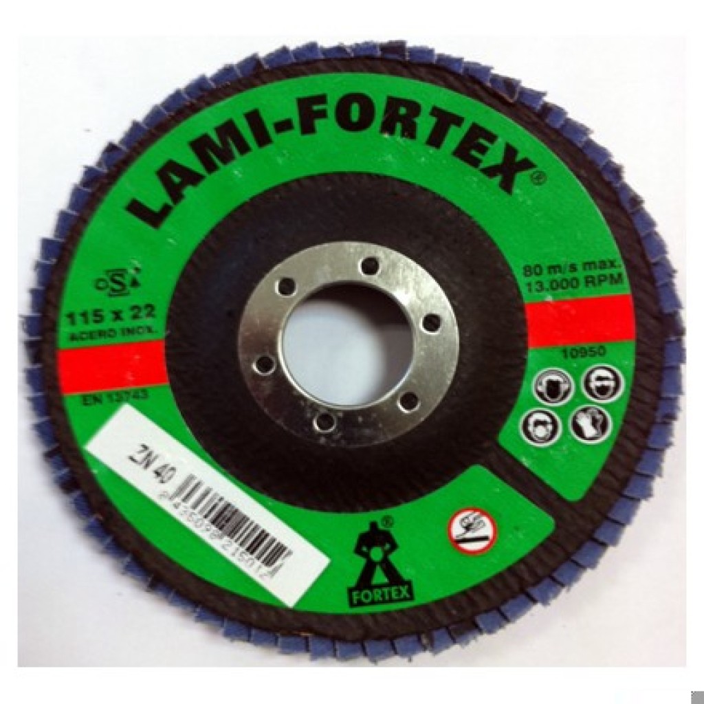 DISCO LAMINAS FORTEX 179X22 ZN-80 FIBRA