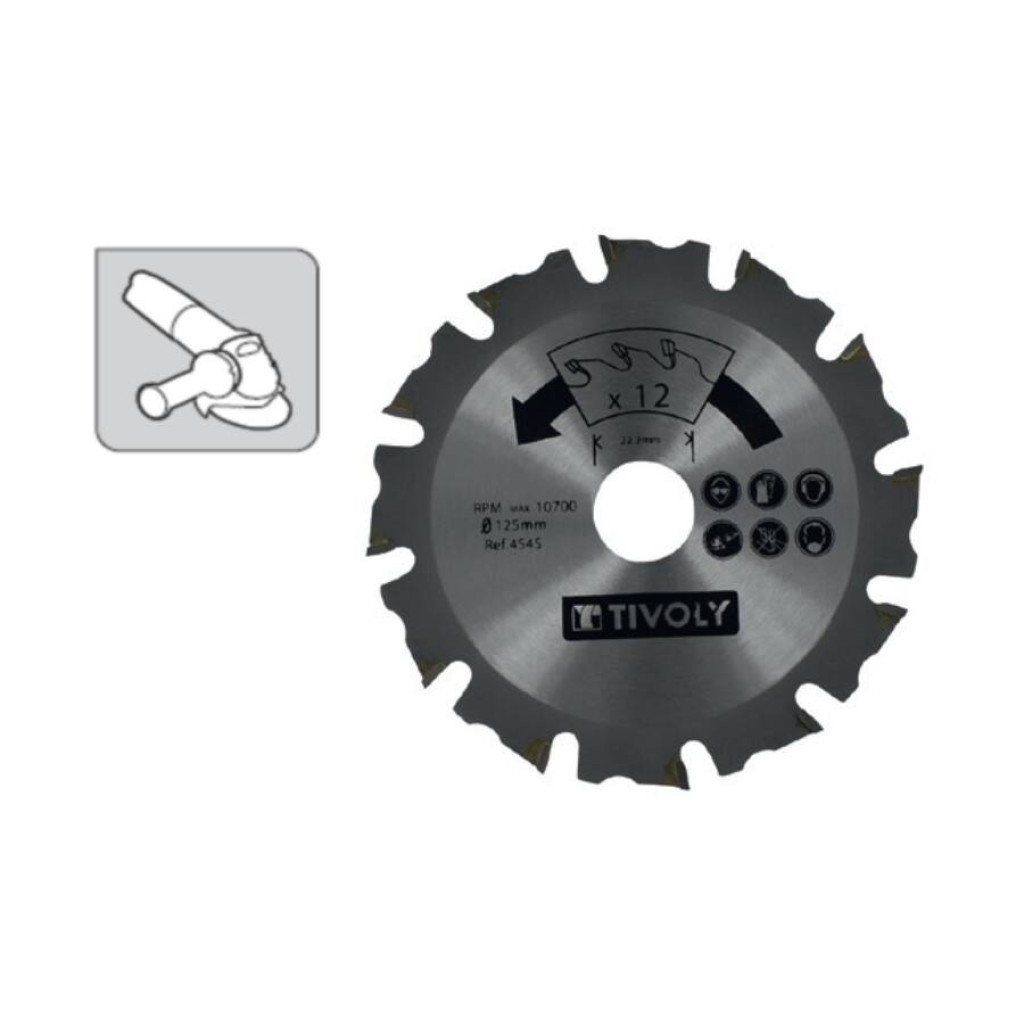 DISCO ESCULPIR MADERA 125MM 004545