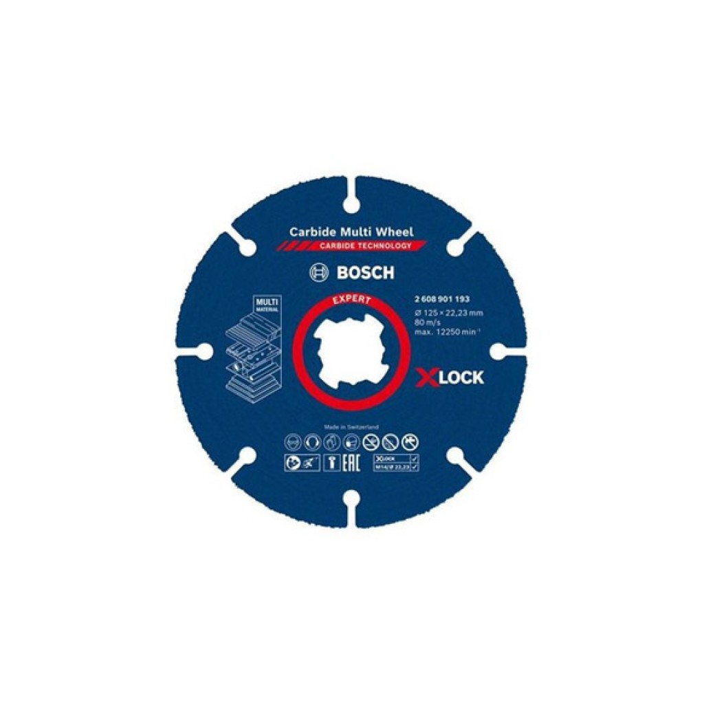 DISCO CORTE MULTIMATERIAL é 125 X 22,23