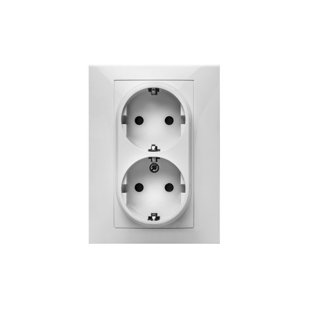 DOBLE TOMA CORRIENTE 16A-2BLANCO