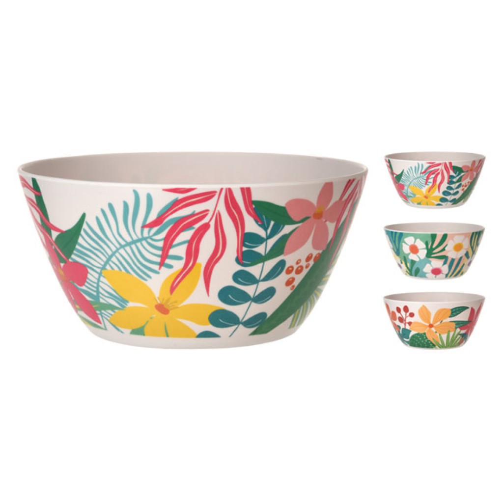 ENSALADERA MELAMINA DECORAé25,5 X 11,5 C