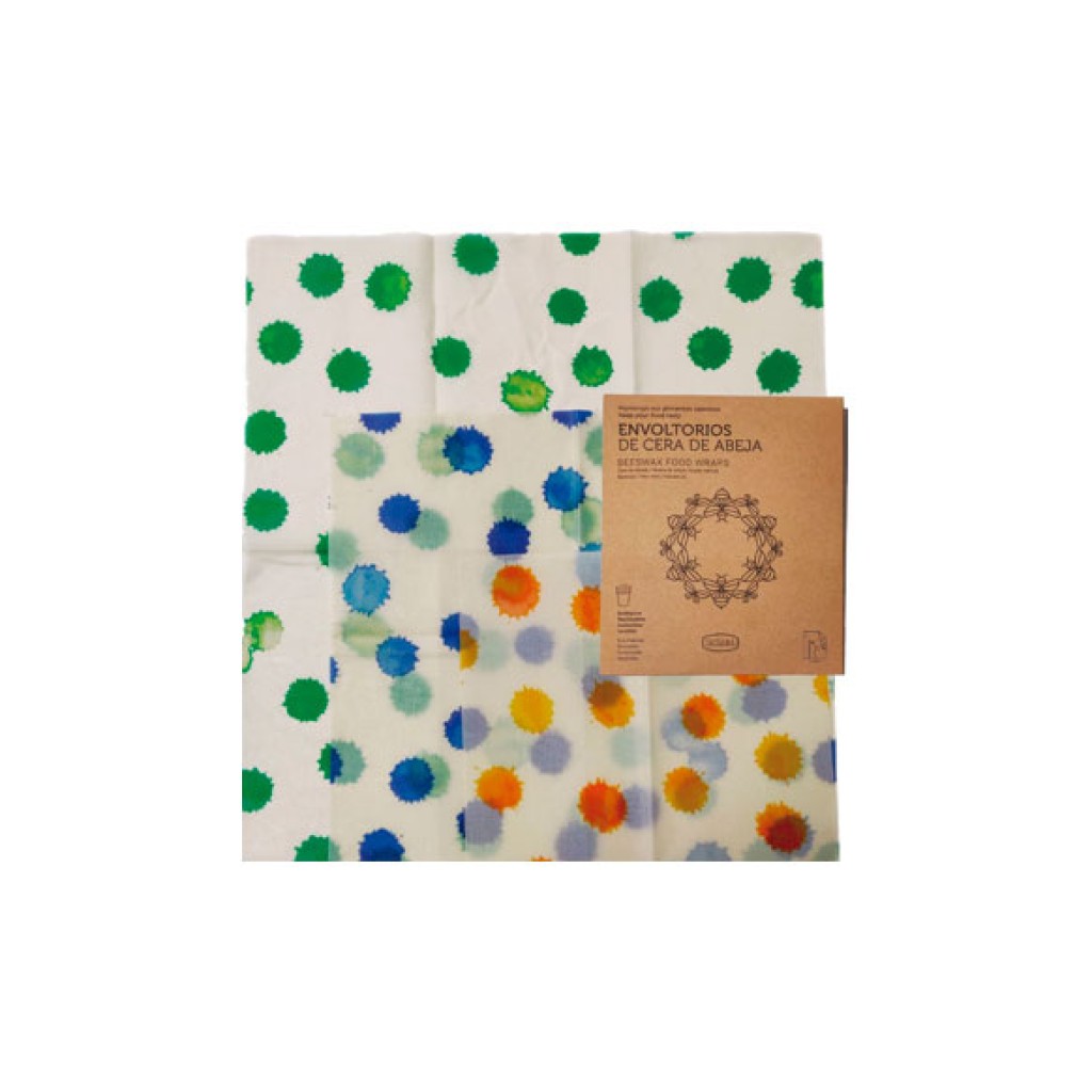 ENVOLTORIO DE CERA DE ABEJA 3 TAMA¥OS