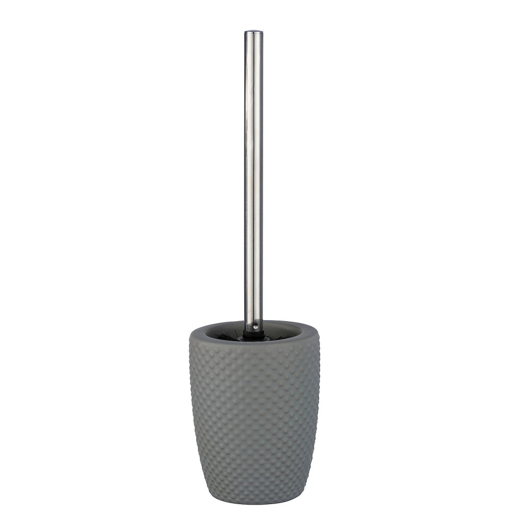 ESCOBILLERO WC CERAMICA GRIS   22960
