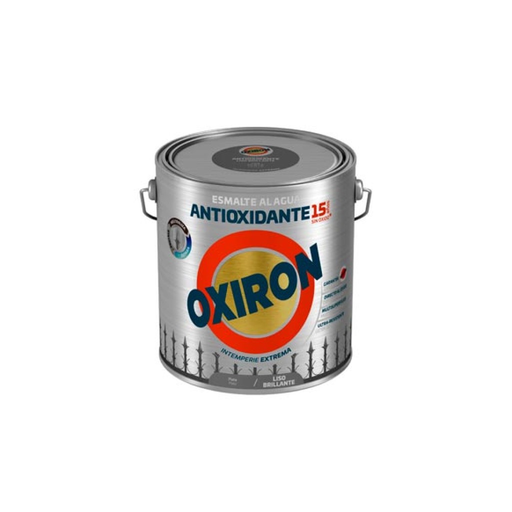 ESMALTE ANTIOXIDANTE AGUA 2,5 L PLATA
