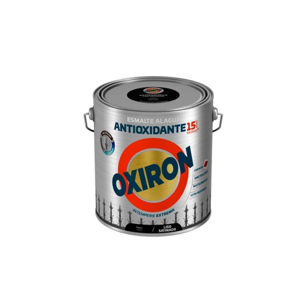 ESMALTE ANTIOXIDANTE AGUA 2,5 L NEGRO