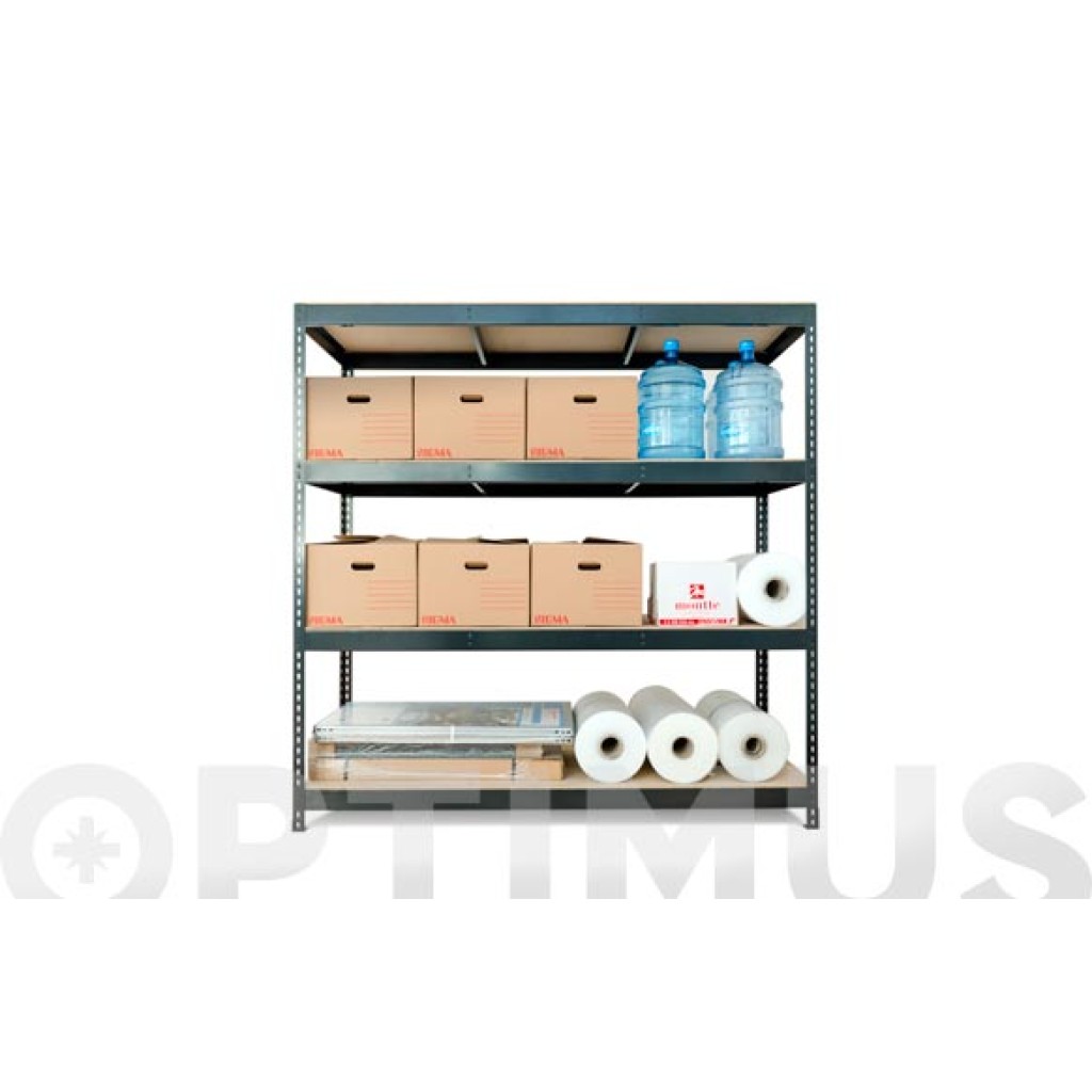 ESTANTERIA METAL 4 ESTANTE200 X 200 X 70