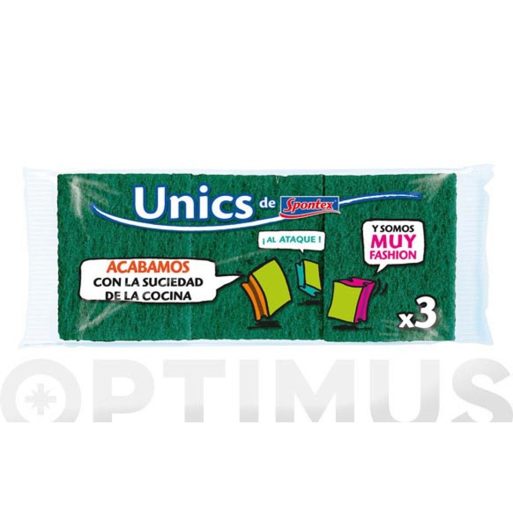 ESTROPAJO FIBRA / SALVAU¥AS (2+1 UDS) AN