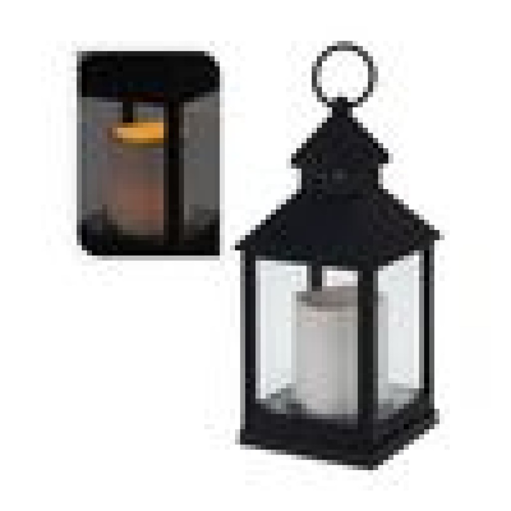 FAROL VELA LED 23CM NEGRO         71653