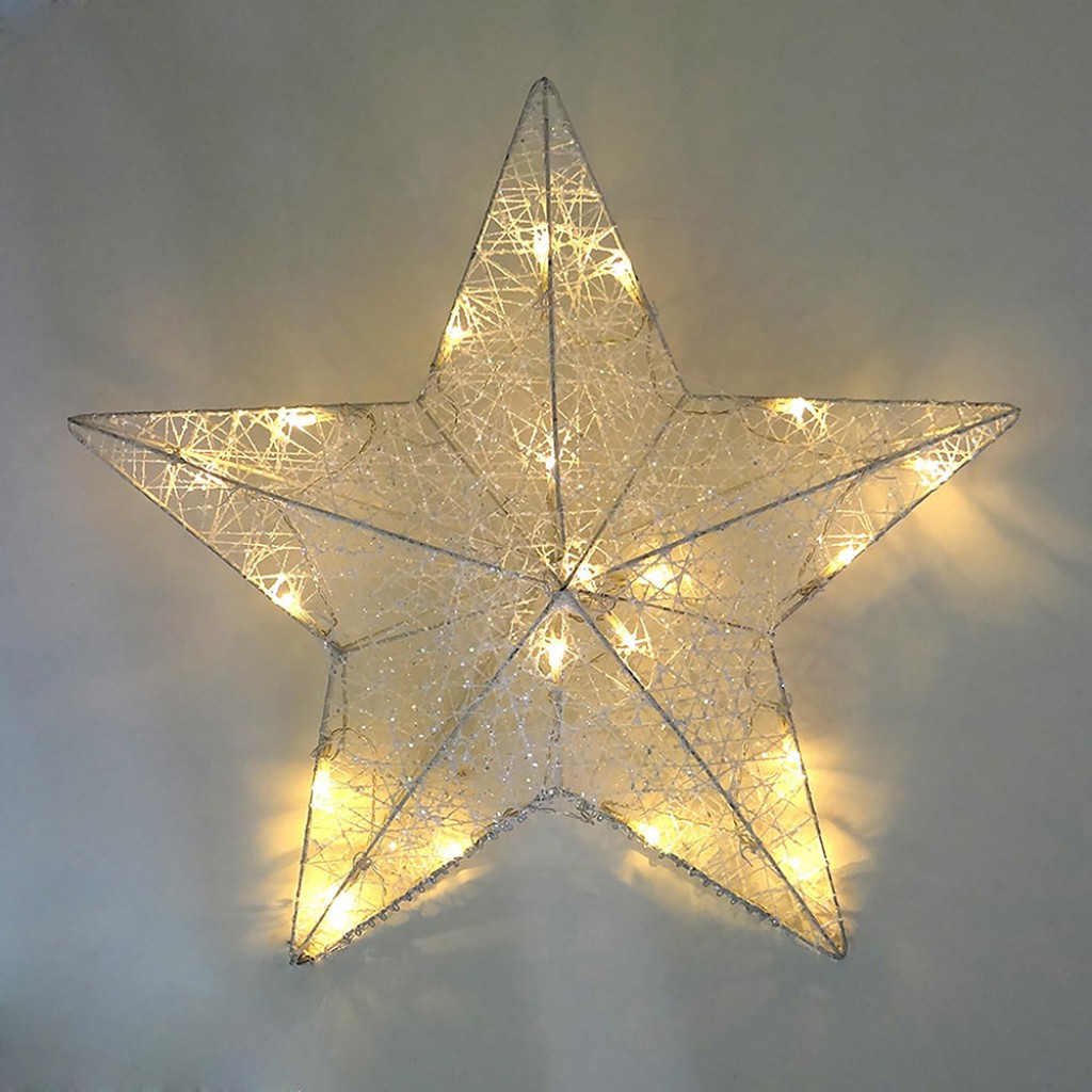 FIGURA ESTRELLA LED 50X50 48H 3XAA 71764