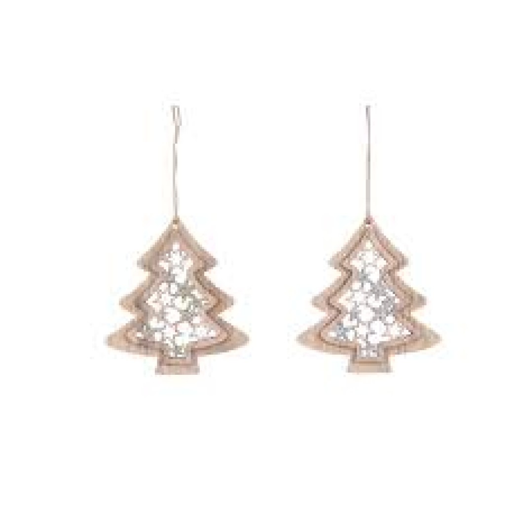 FIGURA MADERA P/ARBOL ARBOL 9X8CM 72184