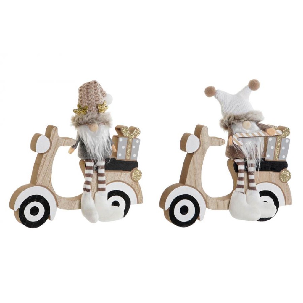 FIGURA MADERA MOTO 2SURT 18X2X19 206780