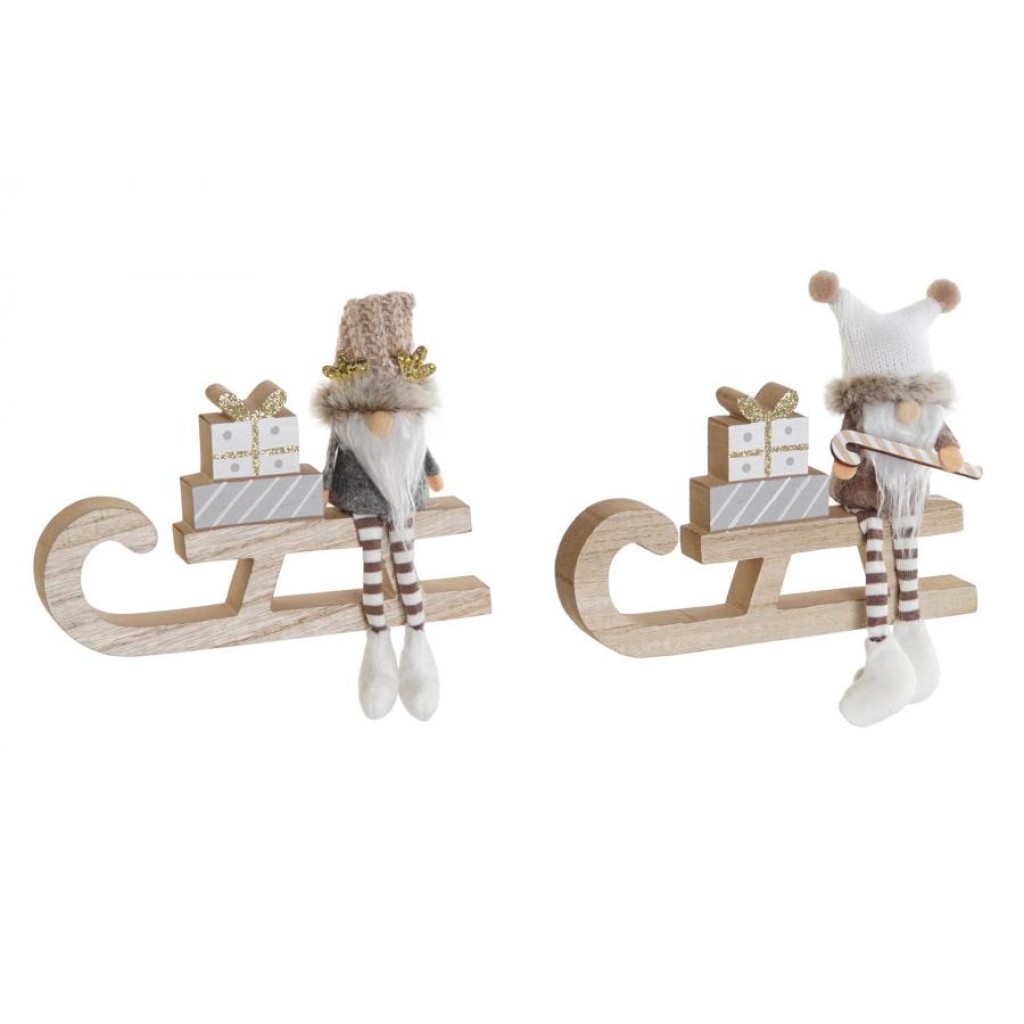 FIGURA MADERA TRINEO 20X2X16 206783